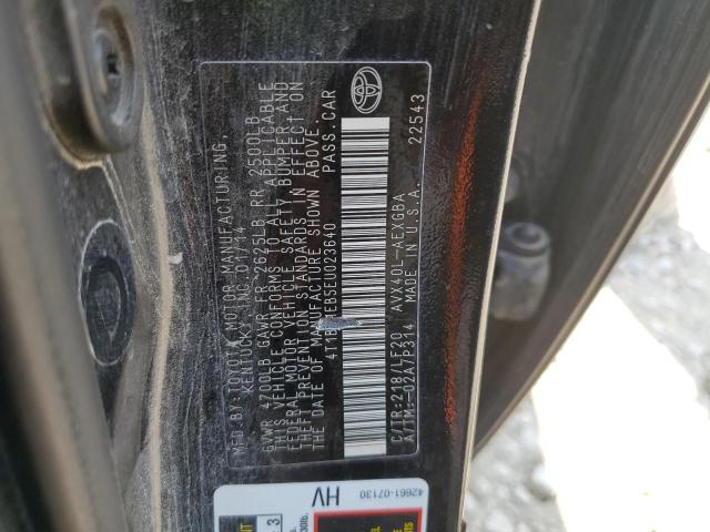 Photo 12 VIN: 4T1BD1EB5EU023640 - TOYOTA AVALON 