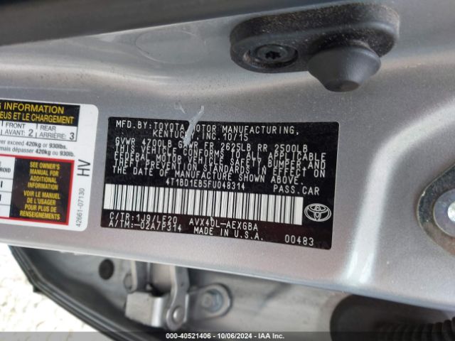 Photo 8 VIN: 4T1BD1EB5FU048314 - TOYOTA AVALON 