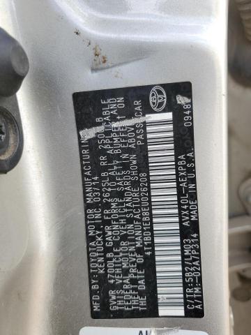 Photo 11 VIN: 4T1BD1EB8EU026208 - TOYOTA AVALON HYB 