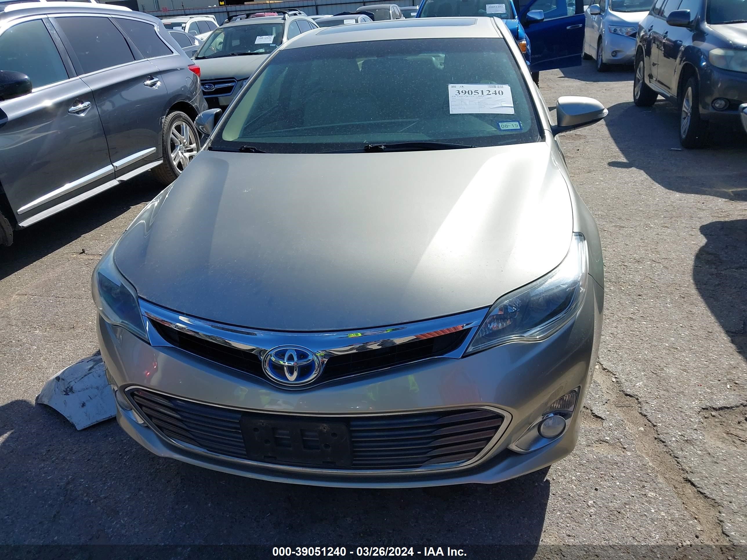 Photo 5 VIN: 4T1BD1EBXFU040015 - TOYOTA AVALON 