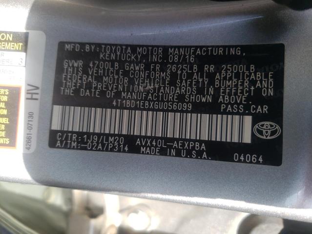 Photo 9 VIN: 4T1BD1EBXGU056099 - TOYOTA AVALON HYB 