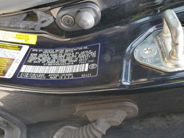 Photo 11 VIN: 4T1BD1FK0CU024819 - TOYOTA CAMRY HYBR 