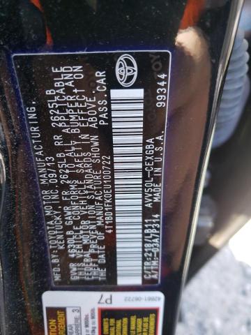 Photo 9 VIN: 4T1BD1FK0EU100722 - TOYOTA CAMRY HYBR 