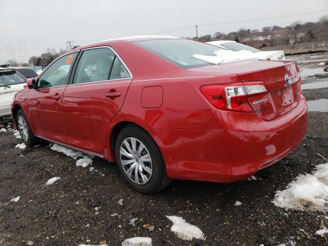 Photo 2 VIN: 4T1BD1FK0EU102437 - TOYOTA CAMRY HYBR 