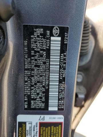 Photo 11 VIN: 4T1BD1FK0EU120632 - TOYOTA CAMRY HYBR 