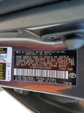 Photo 11 VIN: 4T1BD1FK0EU129055 - TOYOTA CAMRY HYBR 