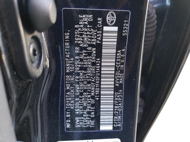 Photo 11 VIN: 4T1BD1FK0FU146424 - TOYOTA CAMRY HYBR 