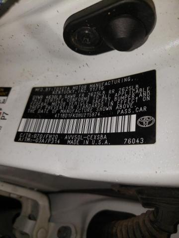 Photo 9 VIN: 4T1BD1FK0HU215874 - TOYOTA CAMRY HYBR 