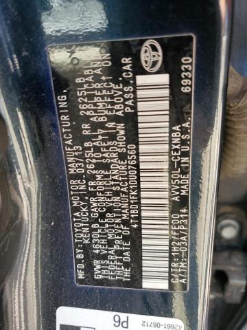 Photo 12 VIN: 4T1BD1FK1DU076560 - TOYOTA CAMRY 