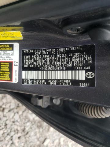 Photo 9 VIN: 4T1BD1FK1DU083749 - TOYOTA CAMRY HYBR 