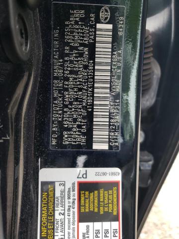 Photo 11 VIN: 4T1BD1FK1EU135804 - TOYOTA CAMRY HYBR 