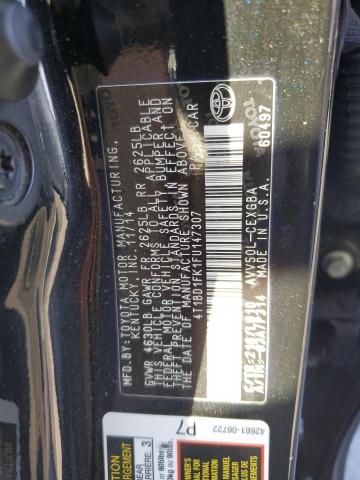 Photo 11 VIN: 4T1BD1FK1FU147307 - TOYOTA CAMRY HYBR 