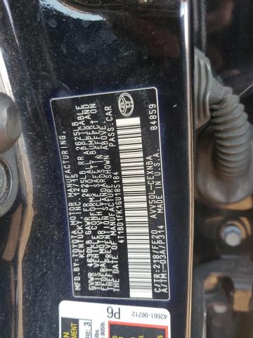 Photo 11 VIN: 4T1BD1FK1GU185184 - TOYOTA CAMRY HYBR 