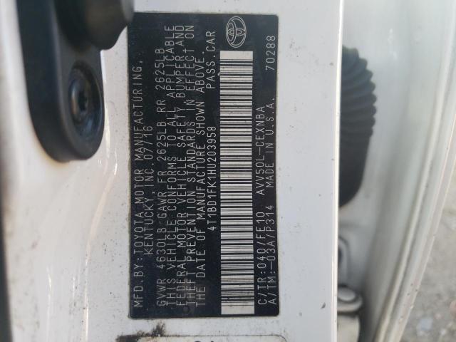 Photo 9 VIN: 4T1BD1FK1HU203958 - TOYOTA CAMRY HYBR 