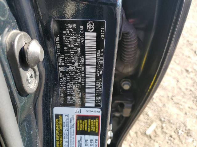 Photo 12 VIN: 4T1BD1FK2DU069584 - TOYOTA CAMRY HYBR 