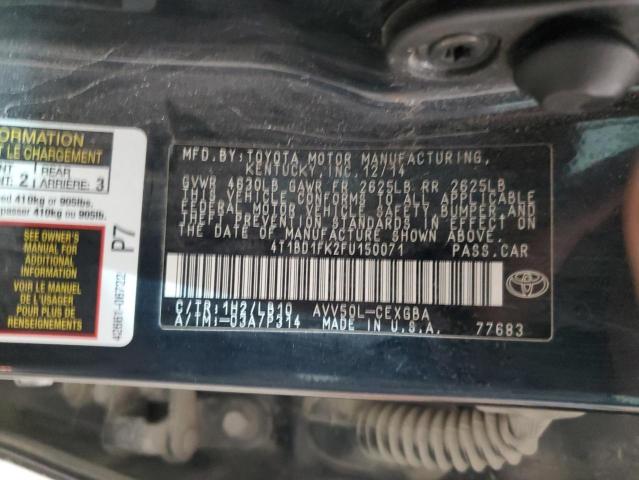 Photo 11 VIN: 4T1BD1FK2FU150071 - TOYOTA CAMRY 