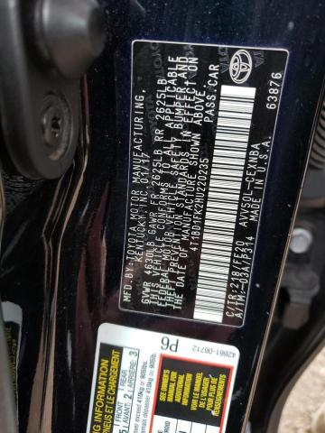 Photo 11 VIN: 4T1BD1FK2HU220235 - TOYOTA CAMRY HYBR 