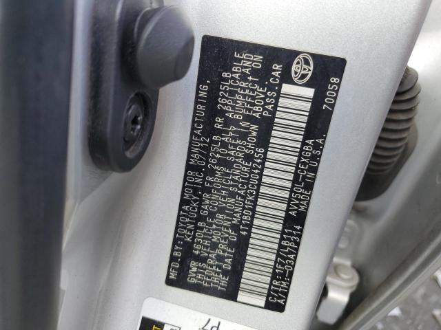 Photo 12 VIN: 4T1BD1FK3CU042456 - TOYOTA CAMRY 