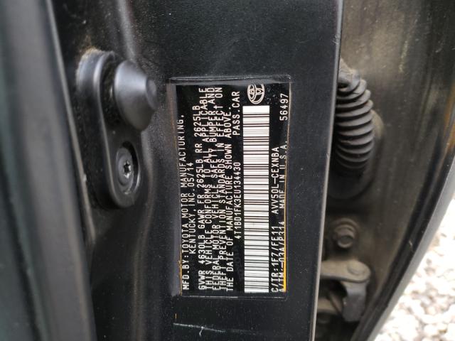 Photo 9 VIN: 4T1BD1FK3EU134430 - TOYOTA CAMRY HYBR 