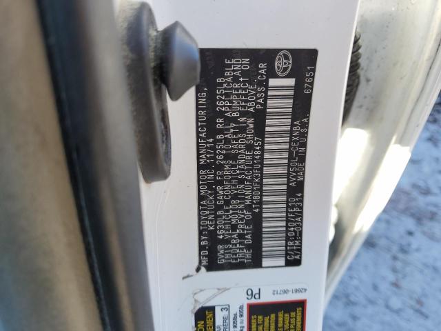 Photo 11 VIN: 4T1BD1FK3FU148457 - TOYOTA CAMRY 