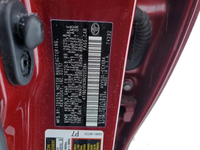 Photo 11 VIN: 4T1BD1FK3HU225394 - TOYOTA CAMRY 