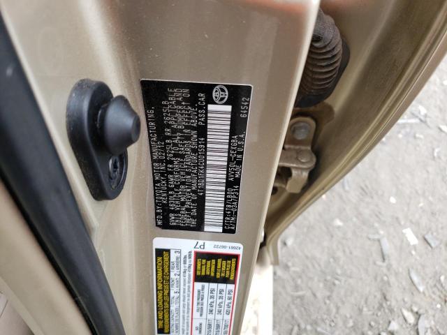 Photo 11 VIN: 4T1BD1FK4CU015914 - TOYOTA CAMRY HYBR 