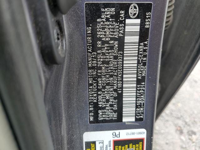 Photo 12 VIN: 4T1BD1FK5EU099373 - TOYOTA CAMRY HYBR 