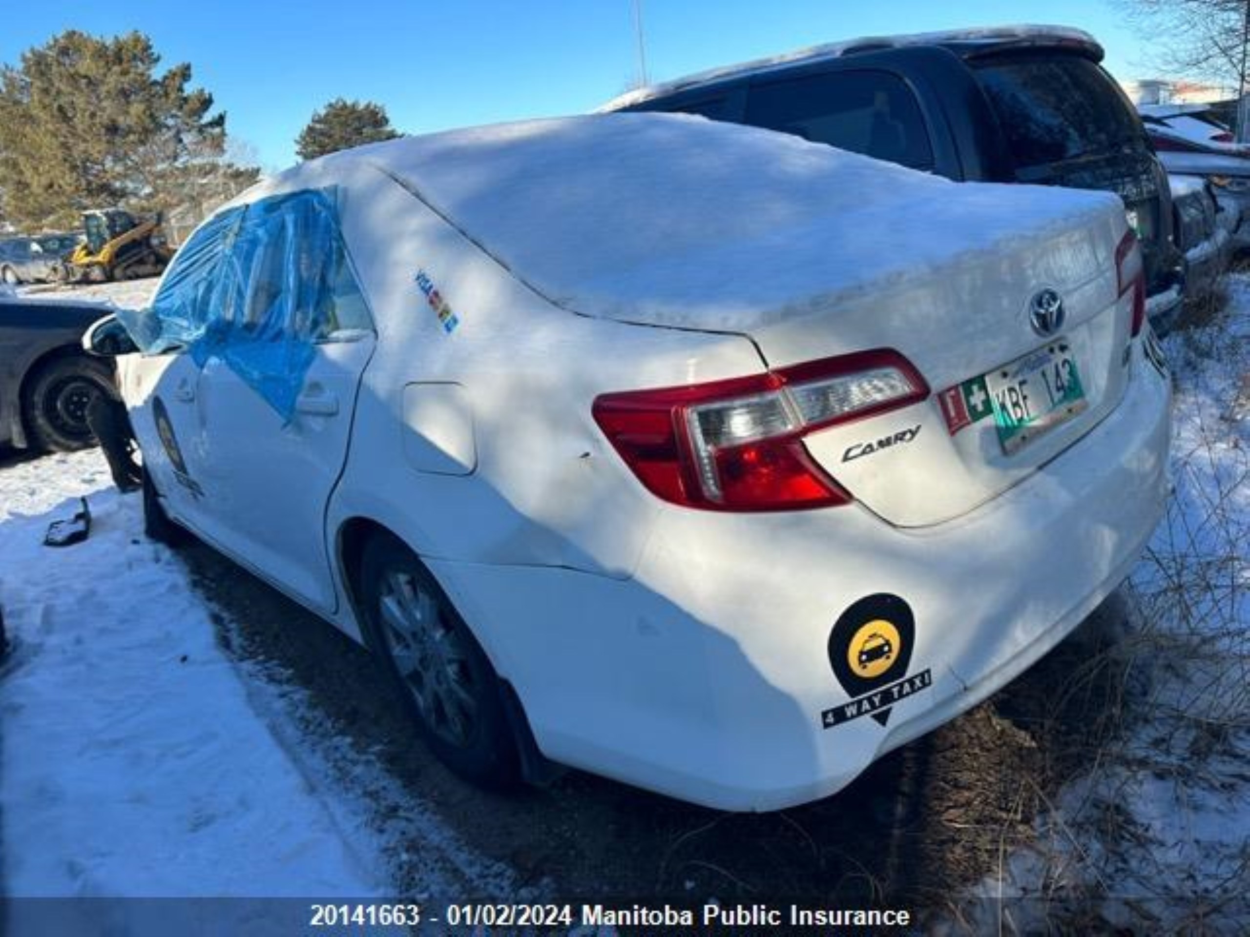 Photo 3 VIN: 4T1BD1FK5EU114096 - TOYOTA CAMRY 