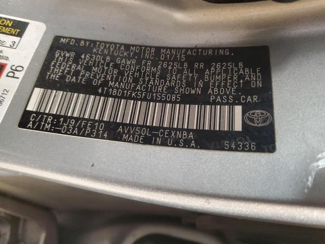 Photo 11 VIN: 4T1BD1FK5FU155085 - TOYOTA CAMRY HYBR 