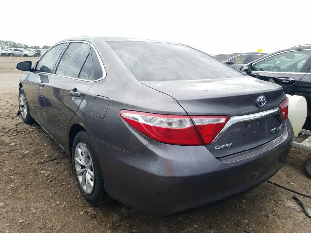 Photo 2 VIN: 4T1BD1FK5HU203848 - TOYOTA CAMRY HYBR 