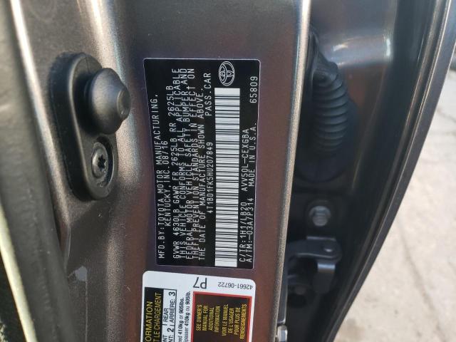 Photo 11 VIN: 4T1BD1FK5HU207849 - TOYOTA CAMRY HYBR 