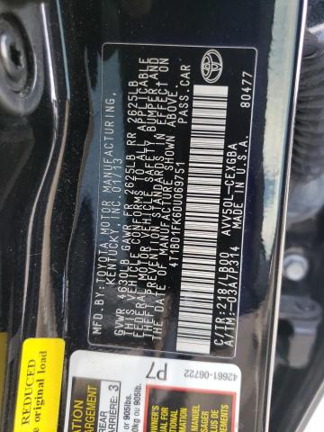 Photo 11 VIN: 4T1BD1FK6DU069751 - TOYOTA CAMRY 