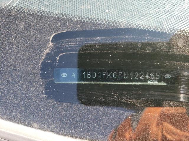 Photo 11 VIN: 4T1BD1FK6EU122465 - TOYOTA CAMRY HYBR 