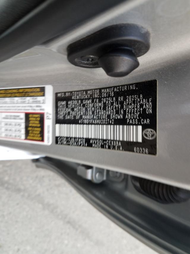 Photo 9 VIN: 4T1BD1FK6HU202742 - TOYOTA CAMRY HYBR 