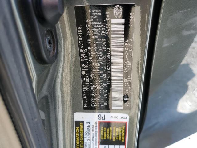 Photo 11 VIN: 4T1BD1FK7CU058403 - TOYOTA CAMRY HYBR 