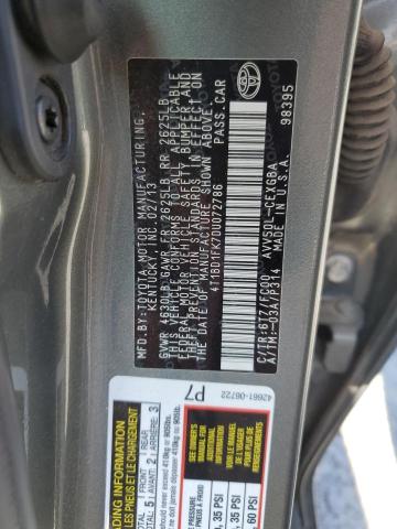 Photo 11 VIN: 4T1BD1FK7DU072786 - TOYOTA CAMRY HYBR 