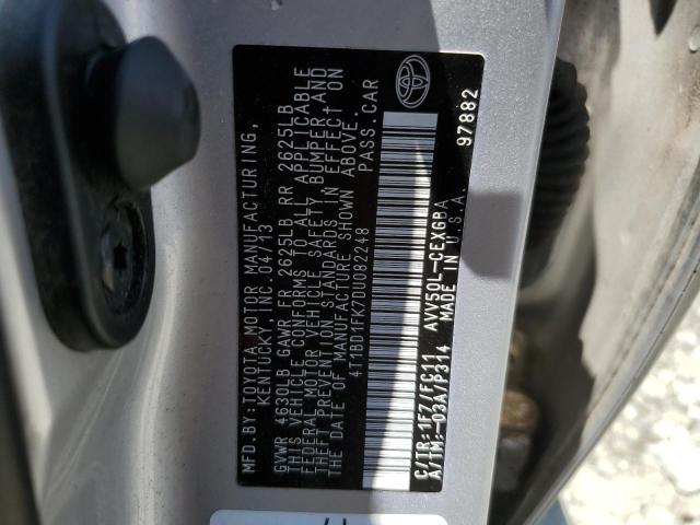 Photo 11 VIN: 4T1BD1FK7DU082248 - TOYOTA CAMRY HYBR 