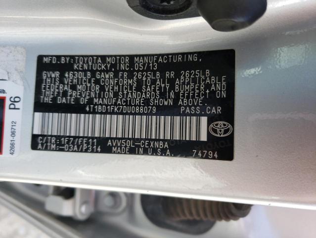 Photo 11 VIN: 4T1BD1FK7DU088079 - TOYOTA CAMRY 