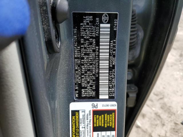 Photo 12 VIN: 4T1BD1FK7EU118148 - TOYOTA CAMRY 