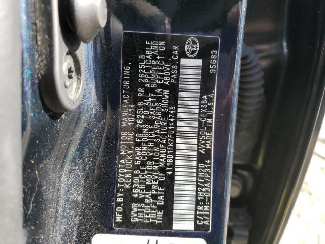 Photo 11 VIN: 4T1BD1FK7FU144749 - TOYOTA CAMRY HYBR 