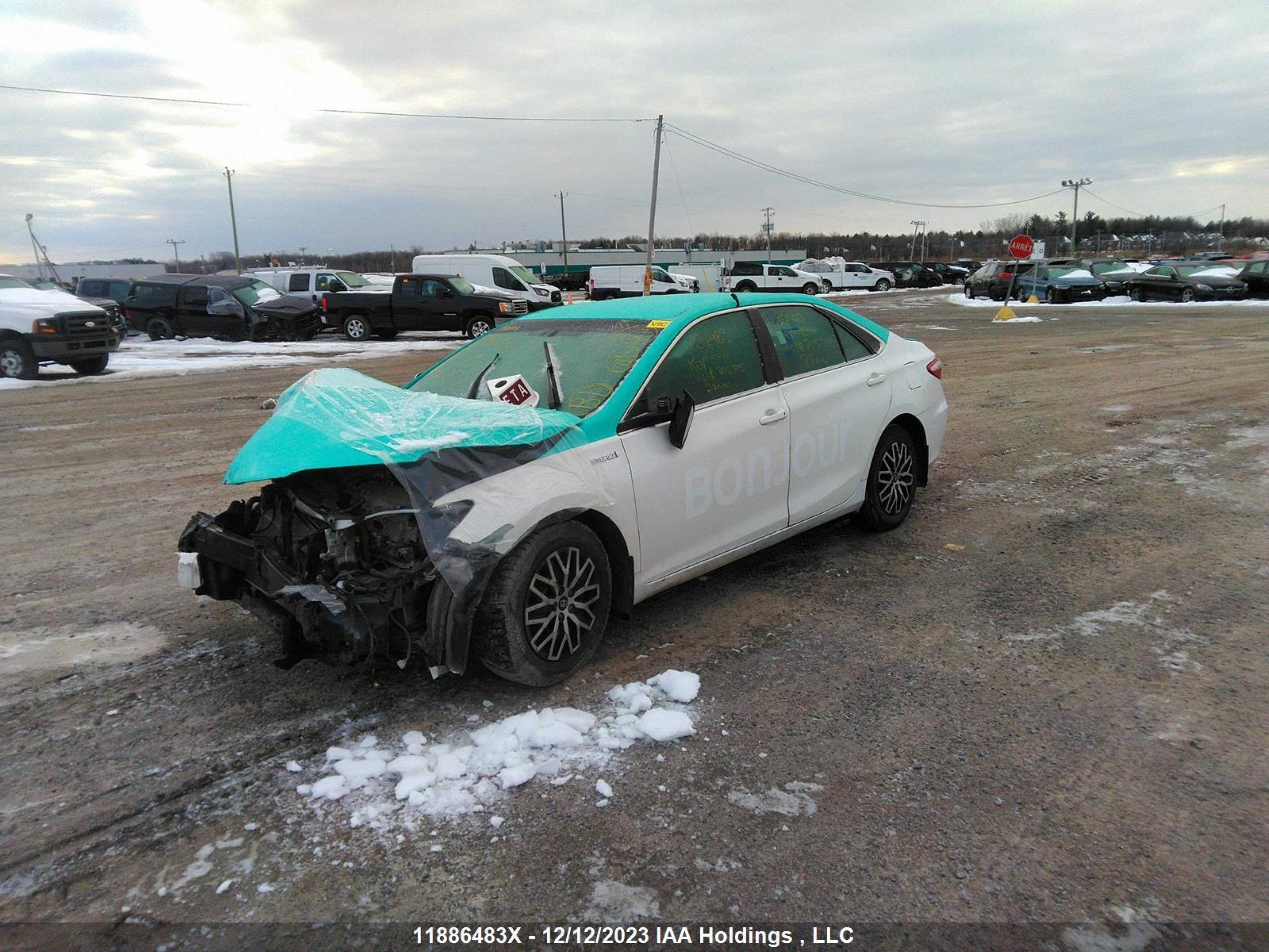 Photo 1 VIN: 4T1BD1FK7HU205505 - TOYOTA CAMRY 