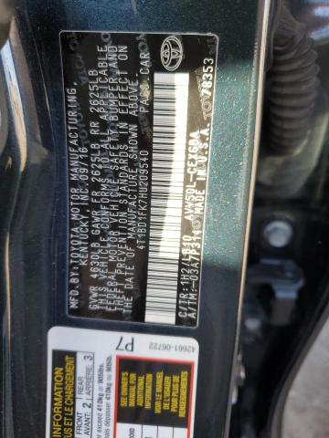 Photo 11 VIN: 4T1BD1FK7HU209540 - TOYOTA CAMRY HYBR 