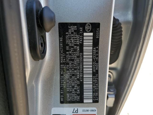 Photo 11 VIN: 4T1BD1FK8HU226010 - TOYOTA CAMRY HYBR 