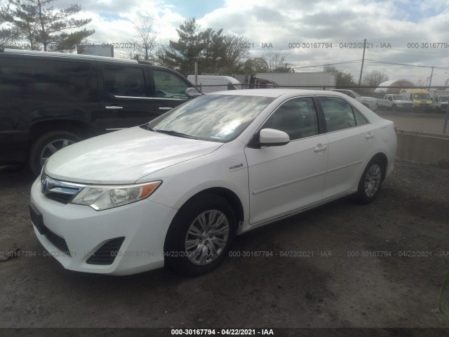 Photo 1 VIN: 4T1BD1FK9CU007744 - TOYOTA CAMRY HYBRID 