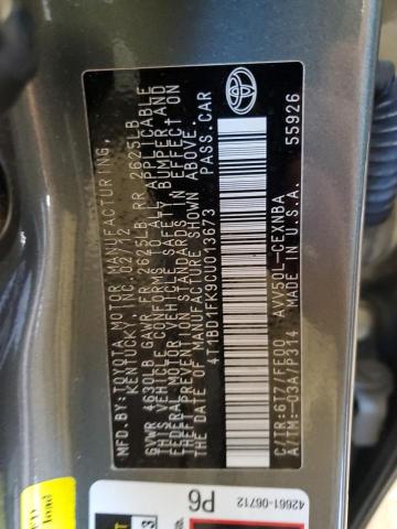 Photo 11 VIN: 4T1BD1FK9CU013673 - TOYOTA CAMRY HYBR 