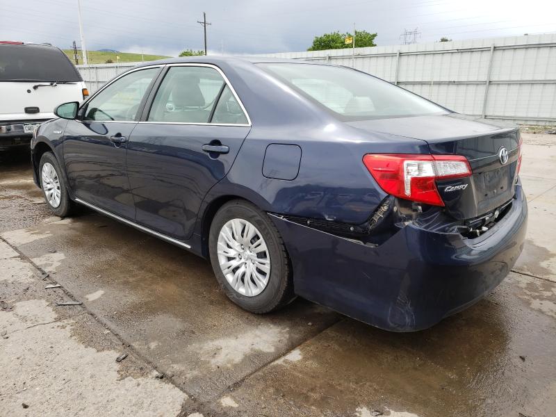 Photo 2 VIN: 4T1BD1FK9EU119141 - TOYOTA CAMRY HYBR 