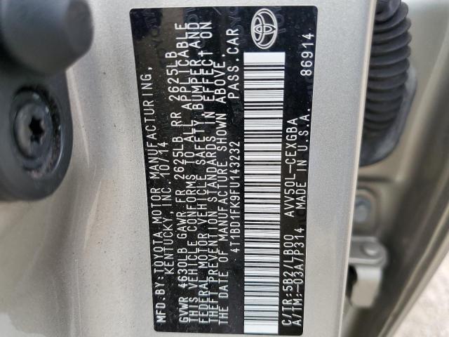 Photo 12 VIN: 4T1BD1FK9FU143232 - TOYOTA CAMRY HYBR 