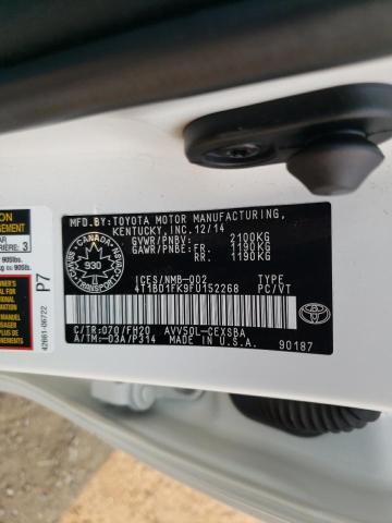 Photo 11 VIN: 4T1BD1FK9FU152268 - TOYOTA CAMRY HYBR 