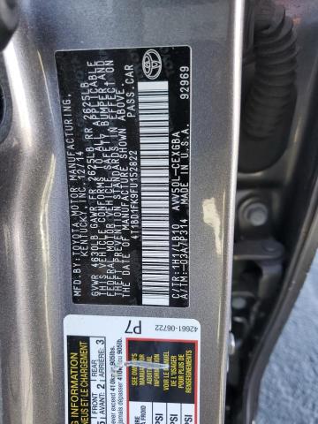 Photo 11 VIN: 4T1BD1FK9FU152822 - TOYOTA CAMRY HYBR 