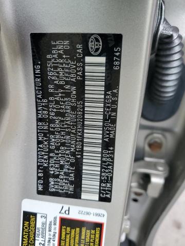 Photo 11 VIN: 4T1BD1FKXHU208205 - TOYOTA CAMRY HYBR 